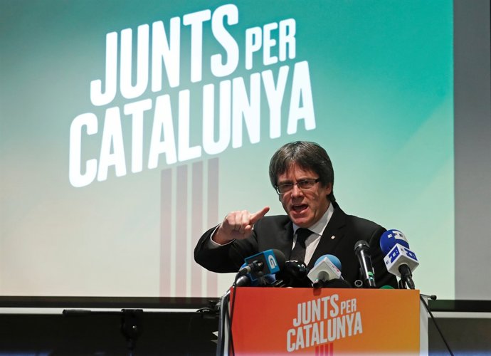 Puigdemont presenta Junts per Catalunya a Bélgica