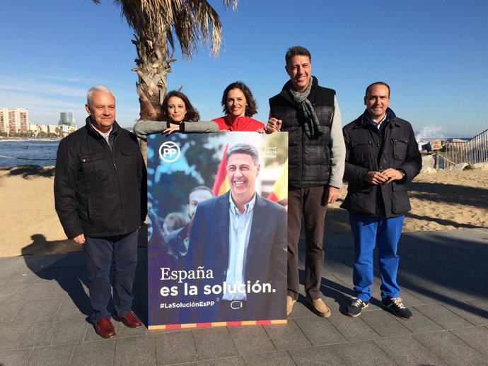 Presentació del cartell de campanya del PP pel 21D