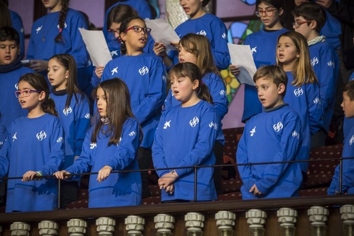 300 Nens i joves en un concert al Palau de la Música