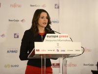 Arrimadas, sobre bienes de Sijena: "Nosotros, respeto absoluto a las decisiones judiciales. No podemos hacer otra cosa"