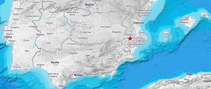 Terrenoto de magnitud 4 en caudete (Albacete)