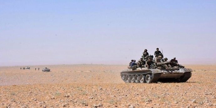 Tanc de combat de l'Exèrcit sirià