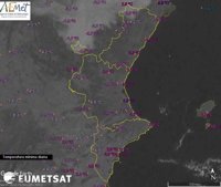 Las temperaturas se desploman en una madrugada muy fría en la Comunitat con hasta -7.3º en Villena y -7º en Fontanars