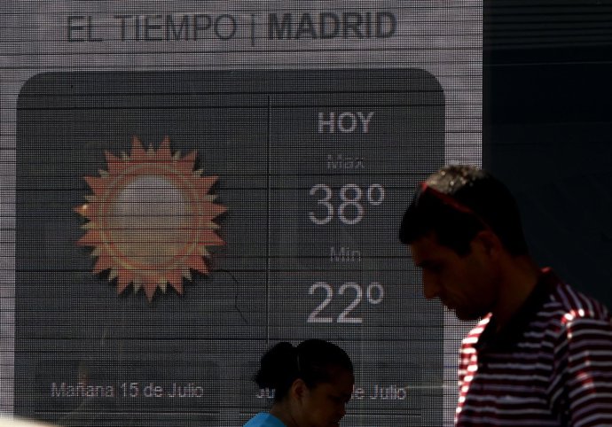 Sol, calor, temperaturas, termómetro, buen tiempo