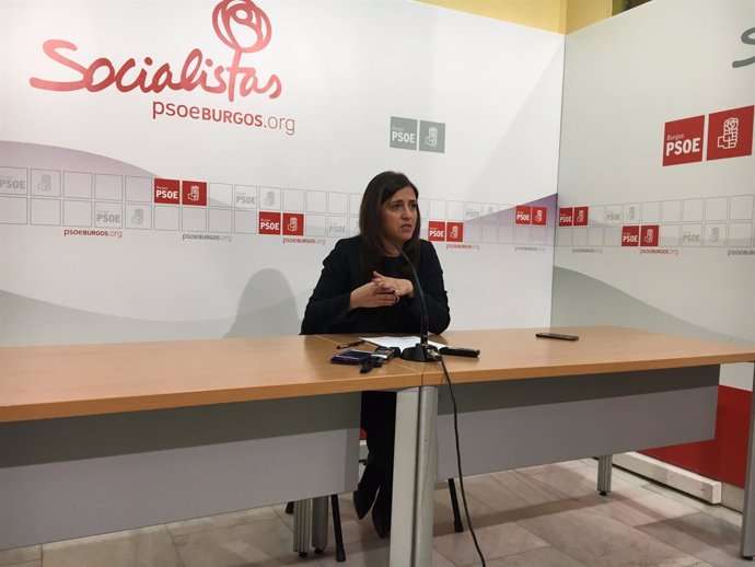Esther Peña, secretaria del PSOE de Burgos. 