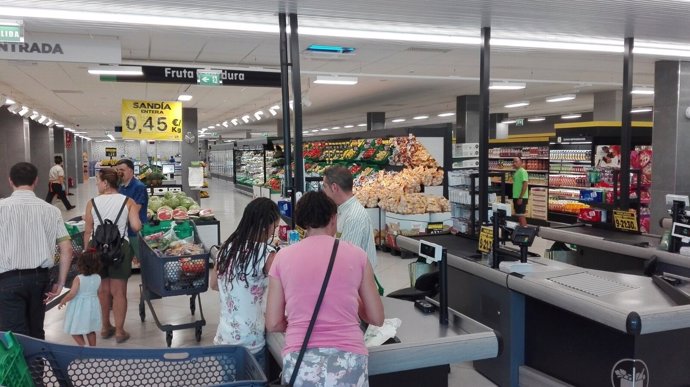 Supermercado de Mercadona en Córdoba.