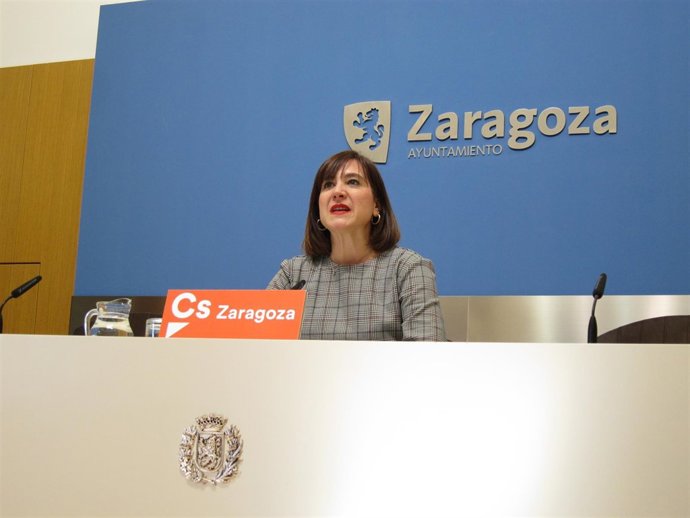 La portavoz del grupo municipal de Ciudadanos en el Ayuntamiento, Sara Fernández