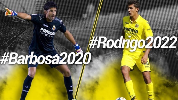 El Villarreal renueva al portero Barbosa hasta 2020 y al centrocampista Rodrigo 