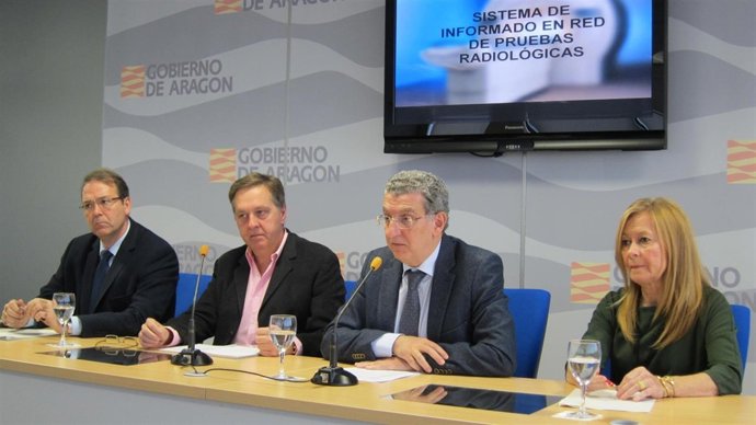 Javier Marzo, Juan José Soriano, Sebastián Celaya y Mª Teresa Martínez-Berganza