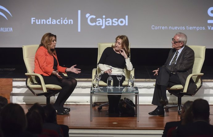 Susana Díaz y Rafael Escuredo en los encuentros de la SER sobre el 4-D