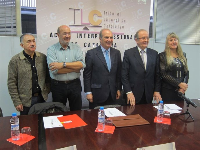 Sindicats i patronals signen l'AIC 2015-2017