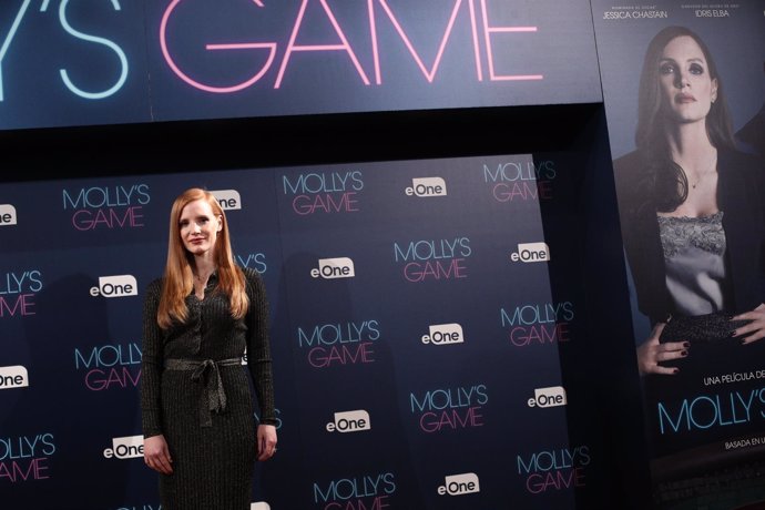 Photocall con Jessica Chastain por la película Molly's game