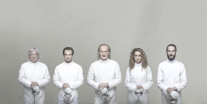 Joan Anguera, Àlex Batllori, Lluís Homar,  Aina Sánchez i Albert Prat 