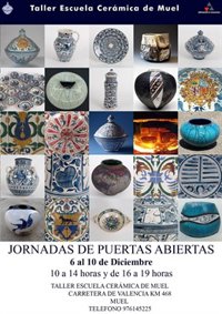 El Taller Escuela de Cerámica de Muel de la Diputación de Zaragoza celebra unas jornadas de puertas abiertas