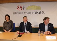 Puig anuncia la ampliación y mejora de las infraestructuras y equipos del Hospital de Vinaròs