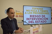 El PP formula sus reclamaciones a las ordenanzas de 2018 para impedir el "infierno fiscal" de Espadas