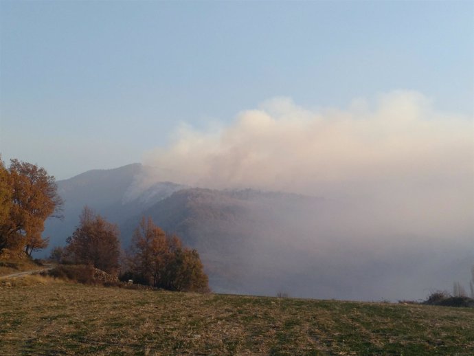 Incendio de Torre la Ribera. 