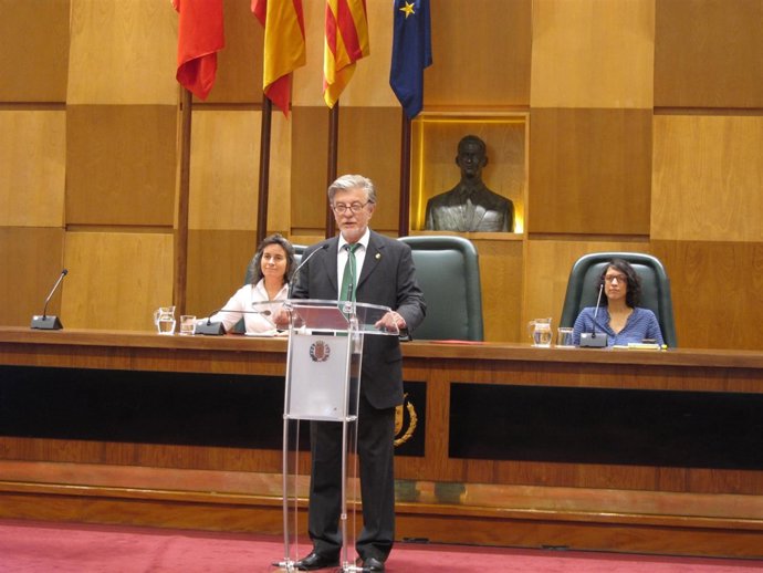 El alcalde de Zaragoza, Pedro Santisteve.       