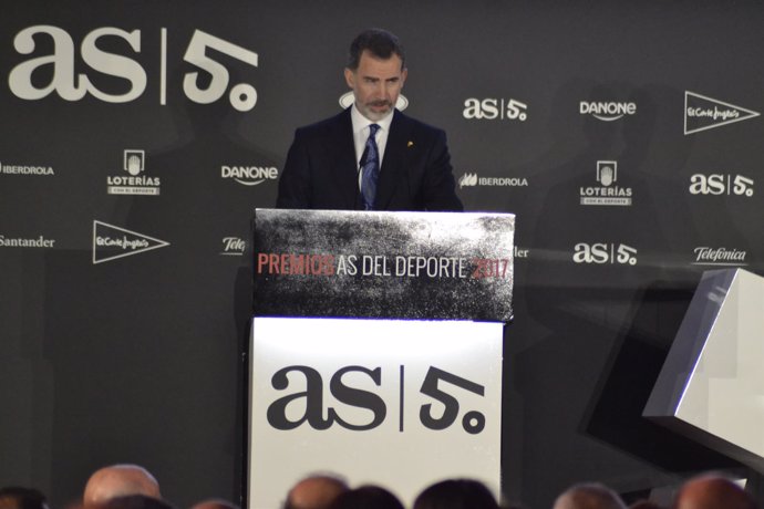 Rey Felipe VI Premios As Deporte 50 aniversario