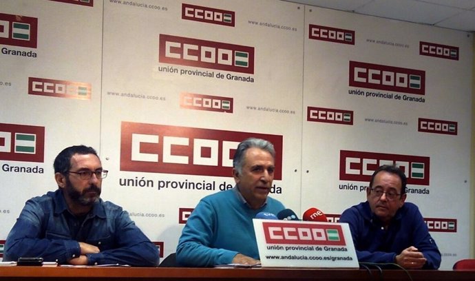 Rueda de prensa para dar a conocer las claves de la huelga en Cetursa
