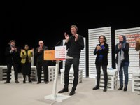 Marta Rovira junto a Carles Mundó (ERC): "Salimos a ganar y liberaremos a los presos políticos"