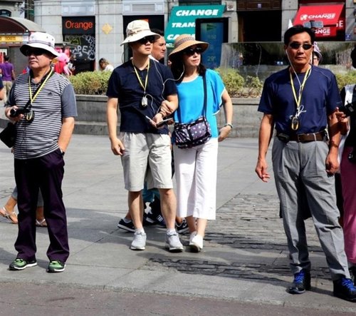 turistas extranjeros