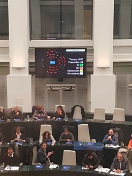 Voto electrónico en el Pleno de Cibeles