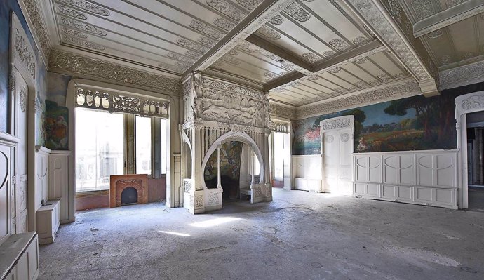 Interior de la Casa Burés de Barcelona