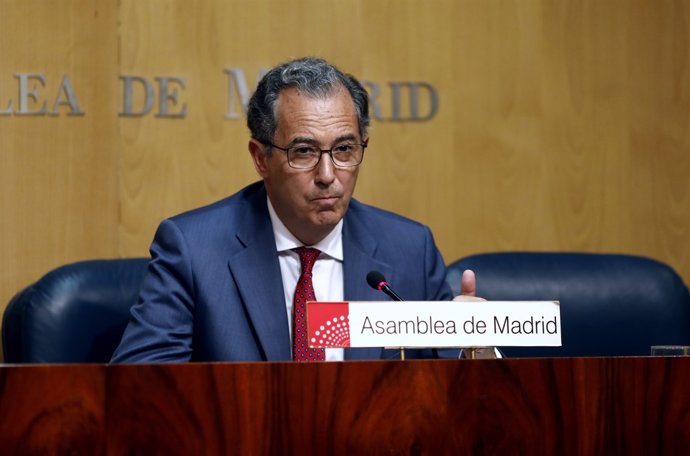 Enrique Ossorio, portaveu del PP en l'Assemblea de Madrid