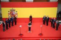 Aplauso abierto a las Fuerzas y Cuerpos de Seguridad en el Día de la Constitución por su papel en Cataluña