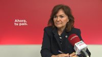 Carmen Calvo (PSOE) recuerda a Manuel Marín como un "hombre insobornable"