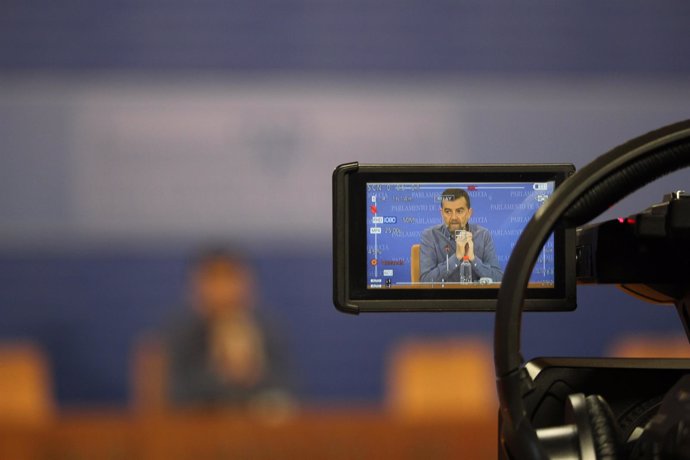 Antonio Maíllo, en rueda de prensa