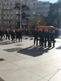 El Congreso abre la Puerta de los Leones para recibir los restos mortales de Manuel Marín