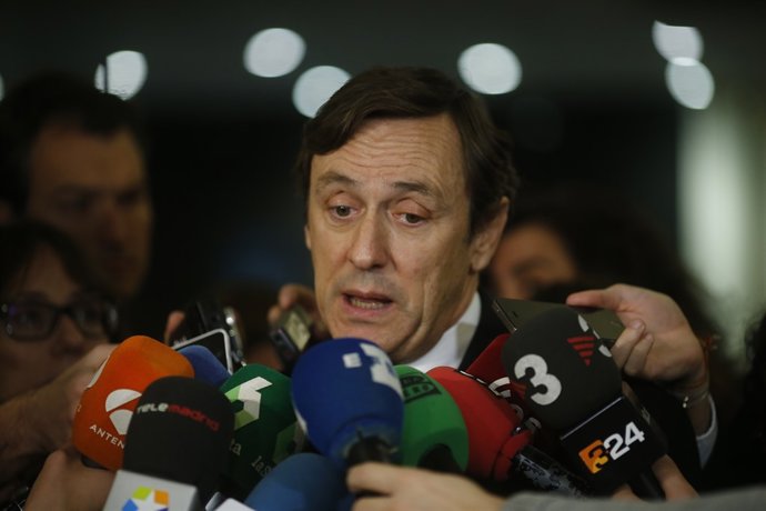 Rafael Hernando en declaracions al Congrés