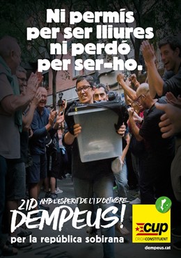 Cartell electoral de la CUP