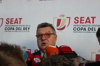 Víctor Martín: "El Numancia tiene un respeto absoluto por la competición que le puso en el mapa"