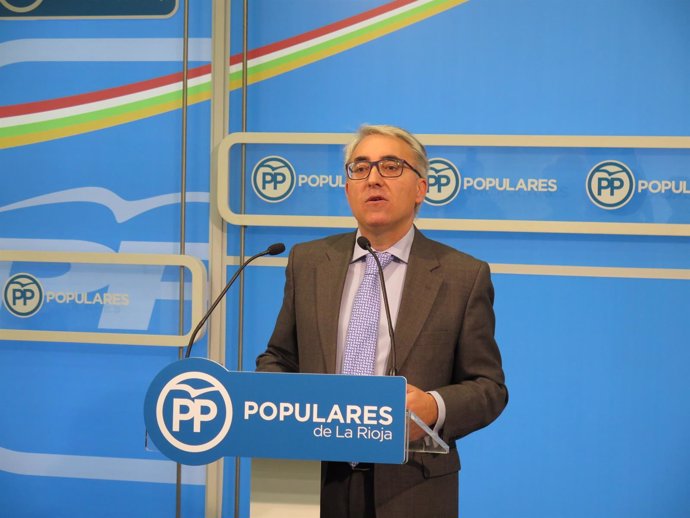 El portavoz popular Jesús Ángel Garrido                  