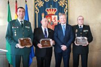 Ansuátegui y Gárate, la Guardia Civil y la Policía Nacional, premios 'Plaza de la Constitución 2017'