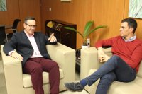 Diego Conesa le traslada a Pedro Sánchez los retos de la Región de Murcia en financiación, educación y agua