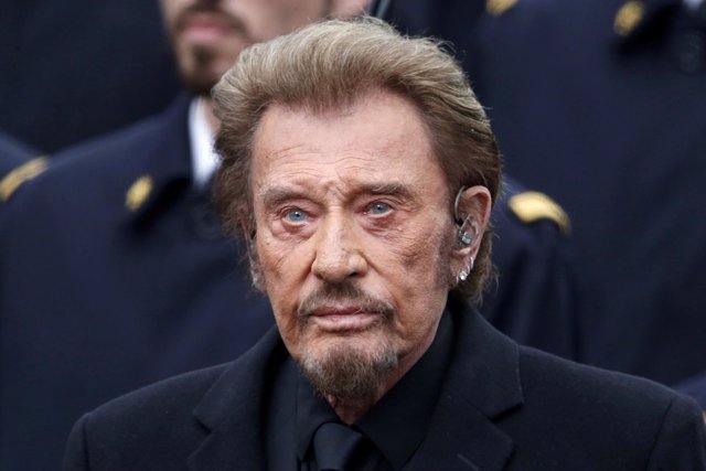 El cantante francés Johnny Hallyday.