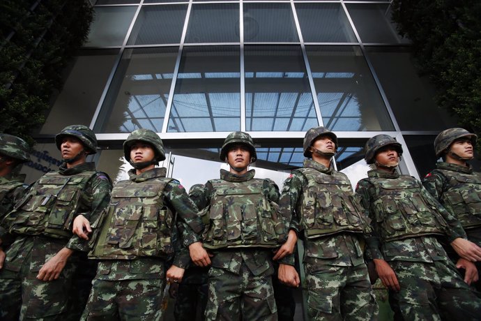 Ejército de Tailandia Ley Marcial