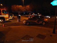 Herida una mujer en un accidente de tráfico en Sevilla capital