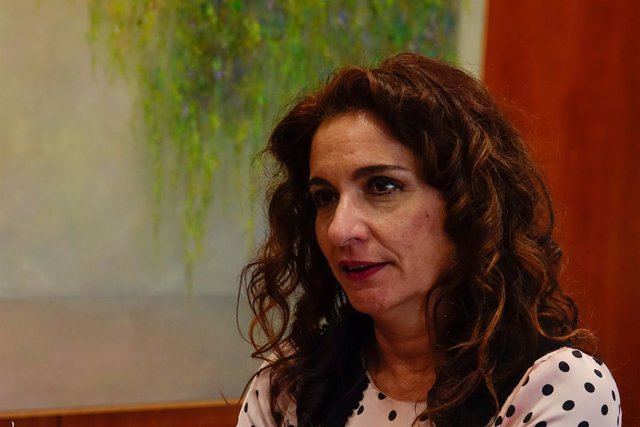 María Jesús Montero, en una entrevista a Europa Press.