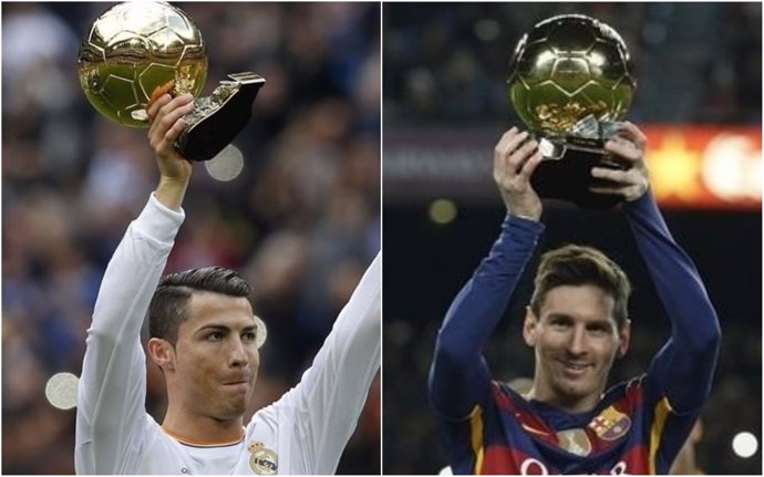 Cristiano Ronaldo y Messi, aspirantes la Balón de Oro