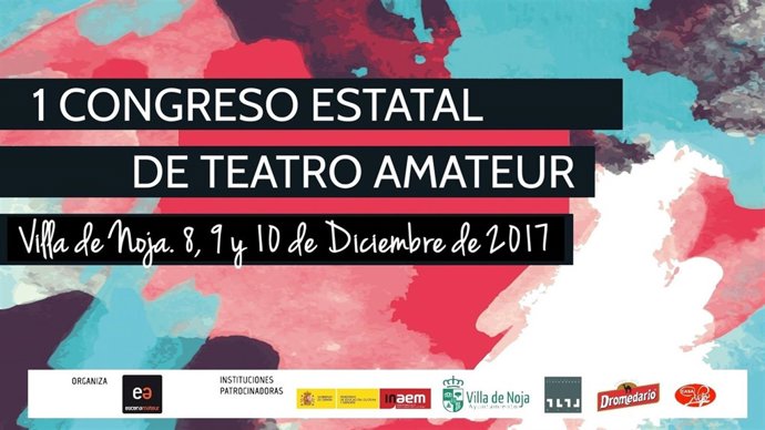Cartel I Congreso Estatal de Teatro Amateur en Noja