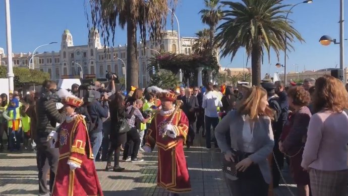 El presidente de Melilla, Juan José Imbroda, en el Día de la Constitución