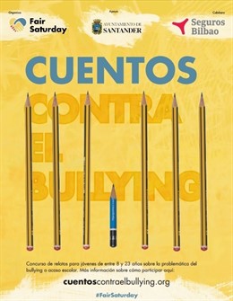 Cartel del I Concurso de Cuentos contra el Bullying en Santander