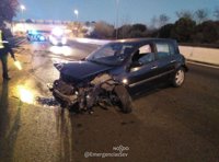 Detenido tras agredir a su acompañante para simular ser el autor del accidente que había provocado en Sevilla