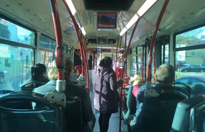 Autobús en el Polígono Sur