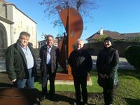 Noja inaugura su monumento de homenaje a los peregrinos